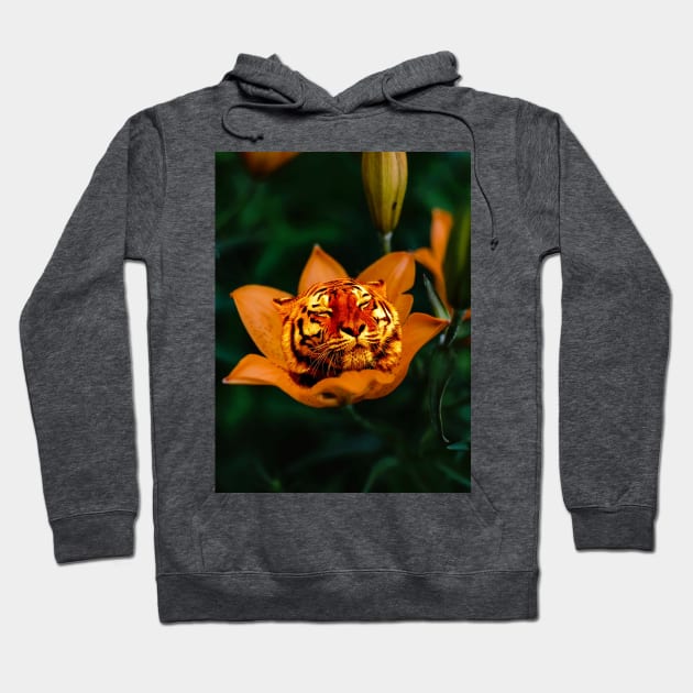 Tiger Lily Hoodie by Art-by-Sanna